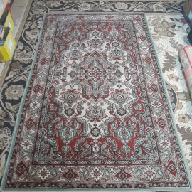 Ковер шерсть 240х150 см, требует хим.чистки. Винтаж, СССР.. Картинка 1